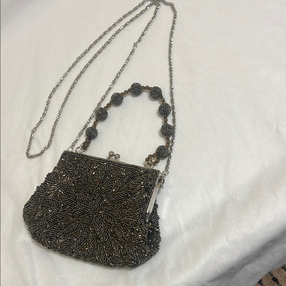Silver and Black Clutches with Sleek Design